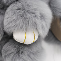 Rex Rabbit Fur Bunny Keychain
