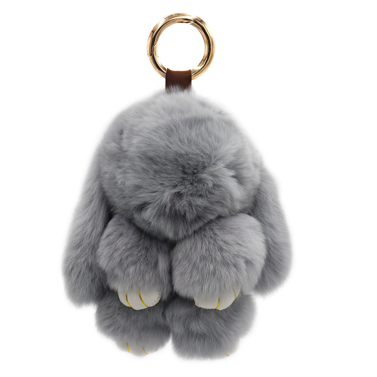 Rex Rabbit Fur Bunny Keychain