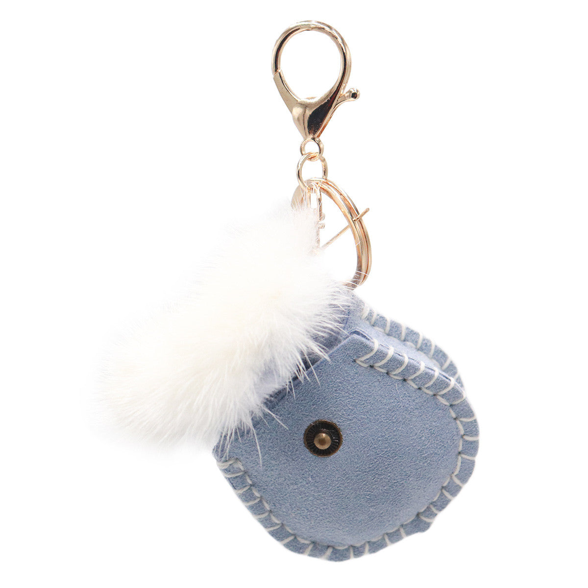 Shearling Mink Bag Keychain