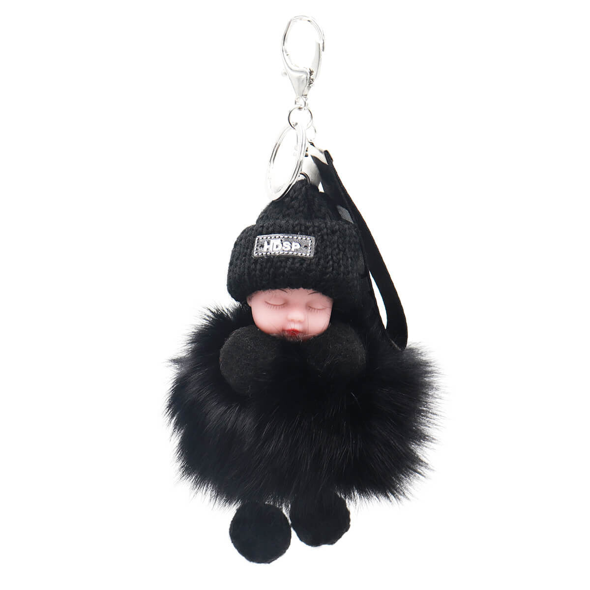 Fox Fur Baby Keychain