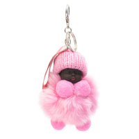 Fox Fur Baby Keychain