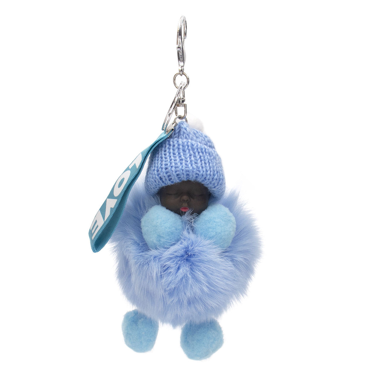 Fox Fur Baby Keychain