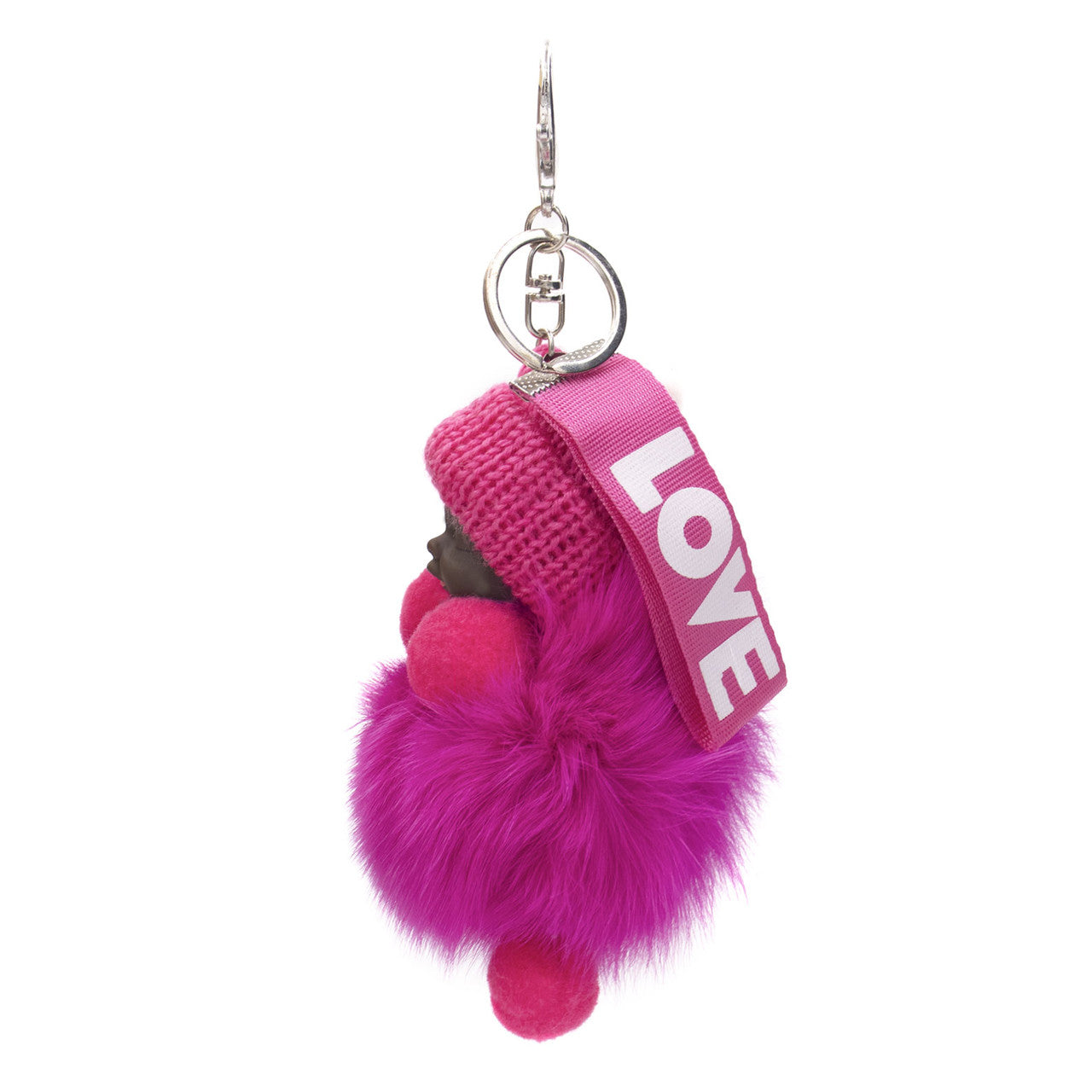 Fox Fur Baby Keychain