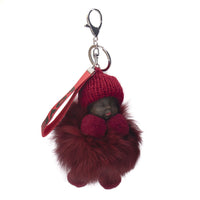 Fox Fur Baby Keychain