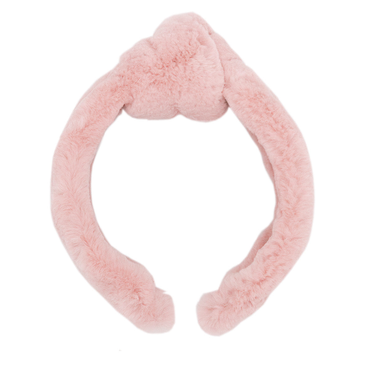 Pink Rex Rabbit Hairband with Knot