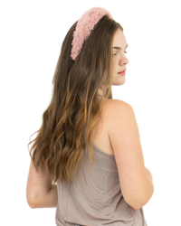 Faux Rex Rabbit Fur Hairband