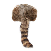 Rabbit Fur Davy Crockett Hat