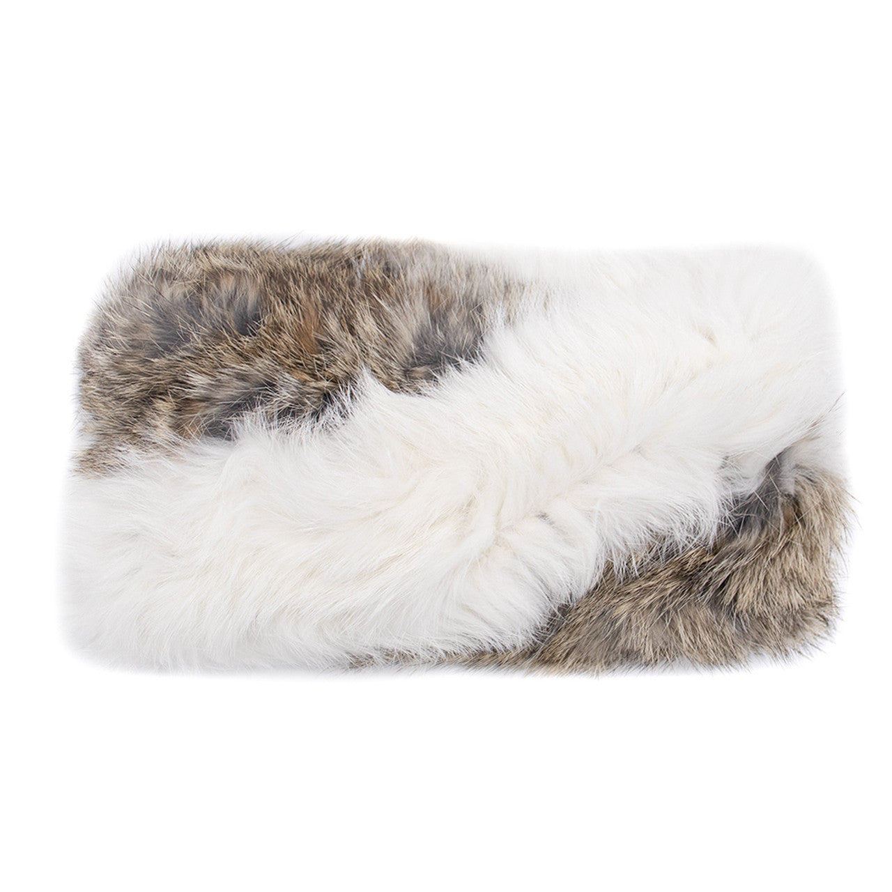 Twisted Rabbit Fur Textile Knit Headband