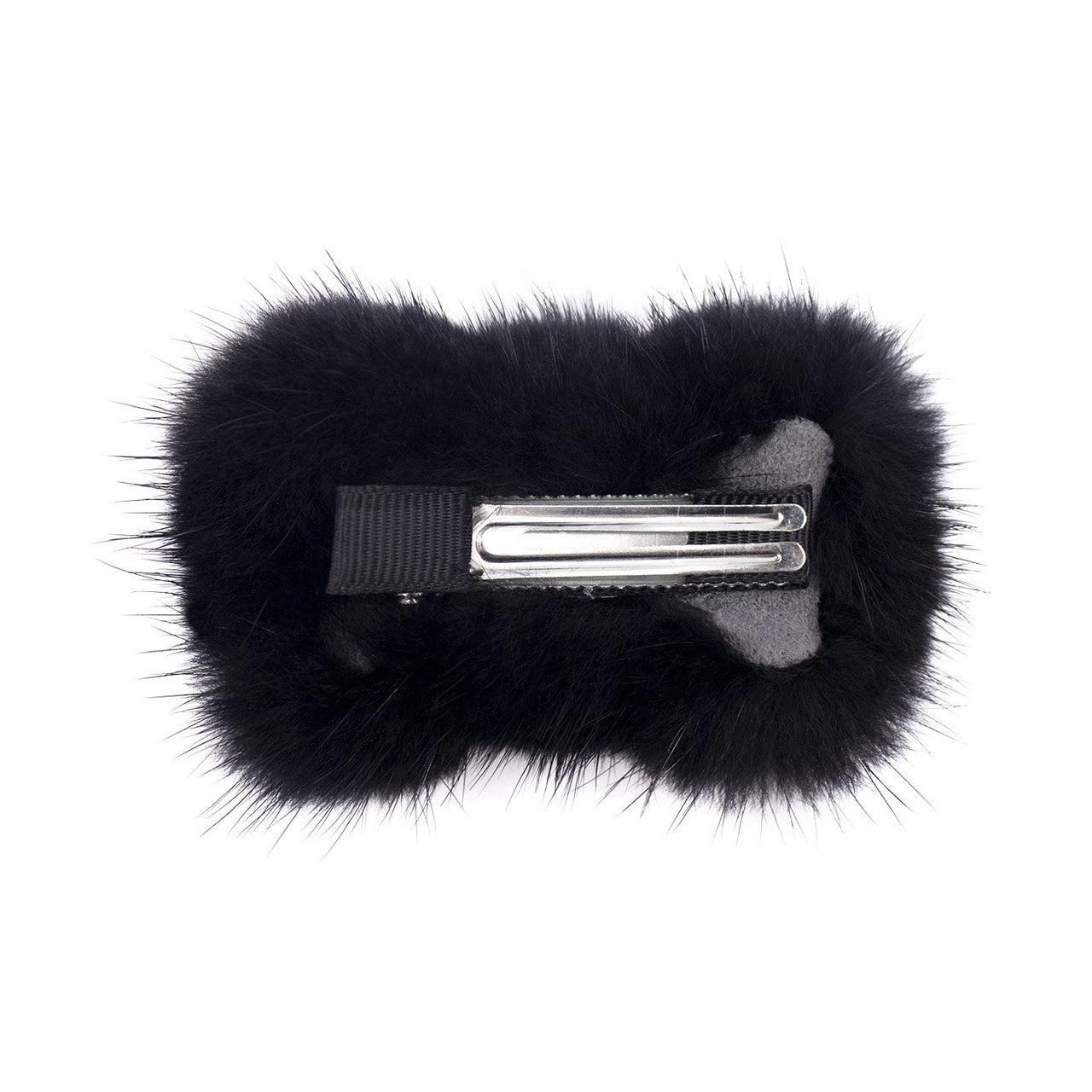 Mink Fur Bow Shaped Hair Clip