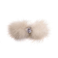 Beige Mink Bling Barrette