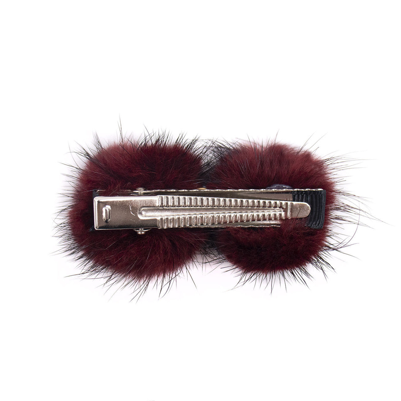 Wine Mink Bling Barrette