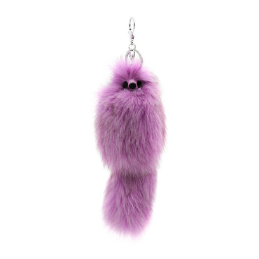 Fox Fur Fox-Shaped Keychain