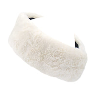 Faux Rex Rabbit Fur Headband/Scarf