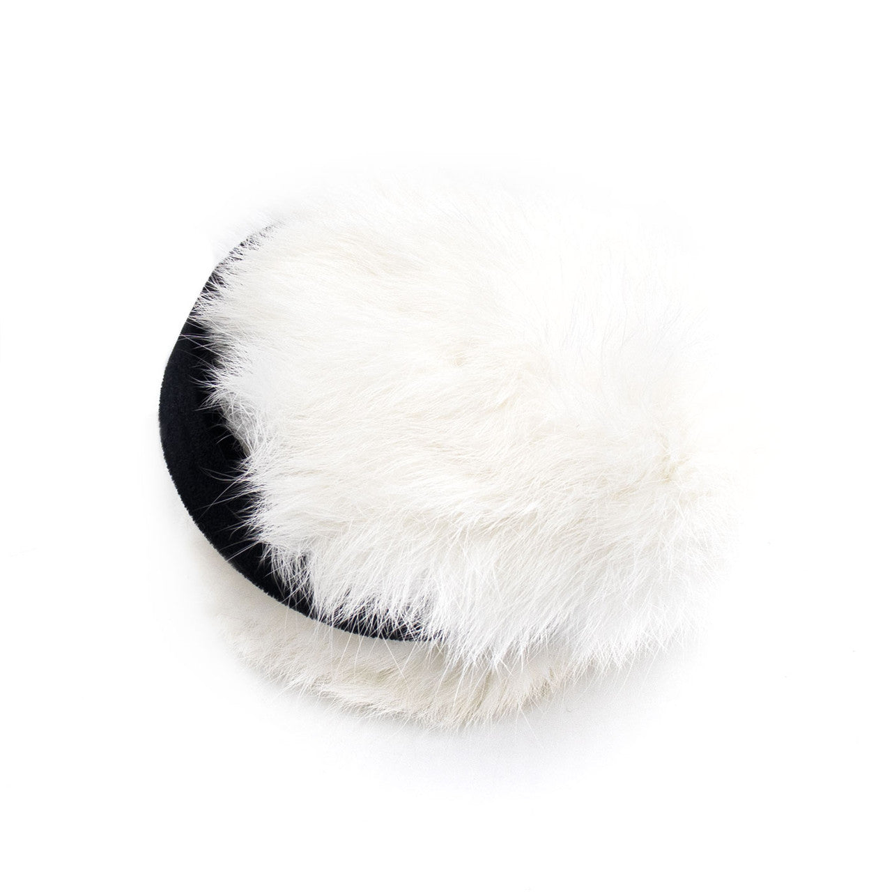 Children's Rabbit Fur Earmuffs with Velvet Band