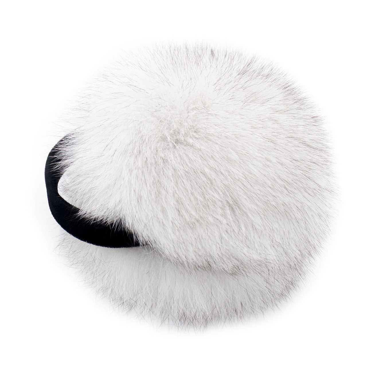Fox Fur Earmuff with Velvet Band 