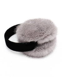 Mink Fur Earmuff with Velvet Band