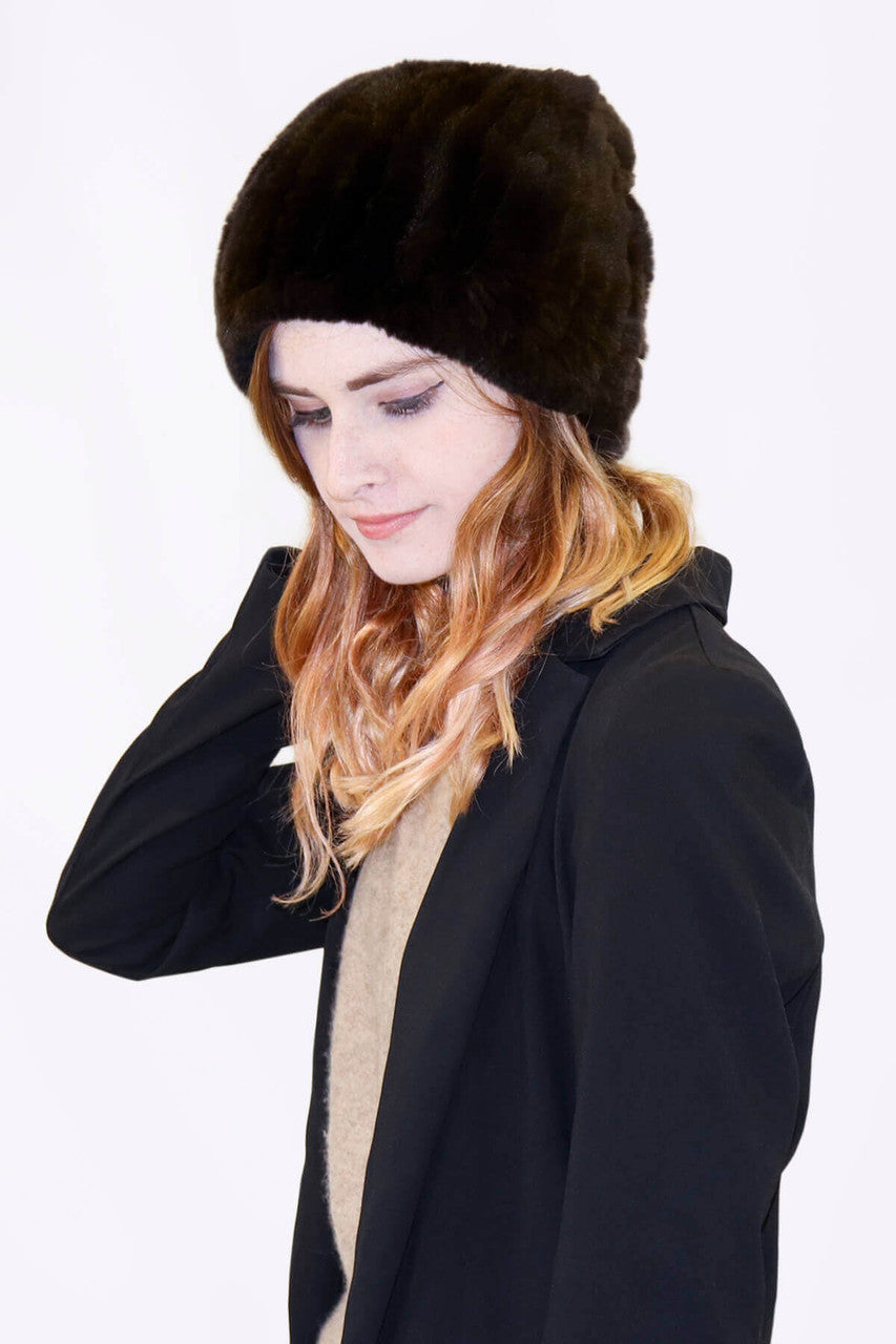 Rex Rabbit Textile Beanie