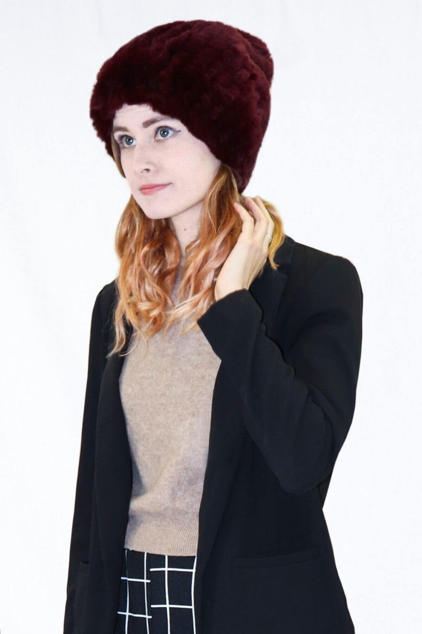 Rex Rabbit Textile Beanie