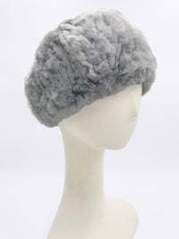 Rex Rabbit Fur Knit Headband/Scarf