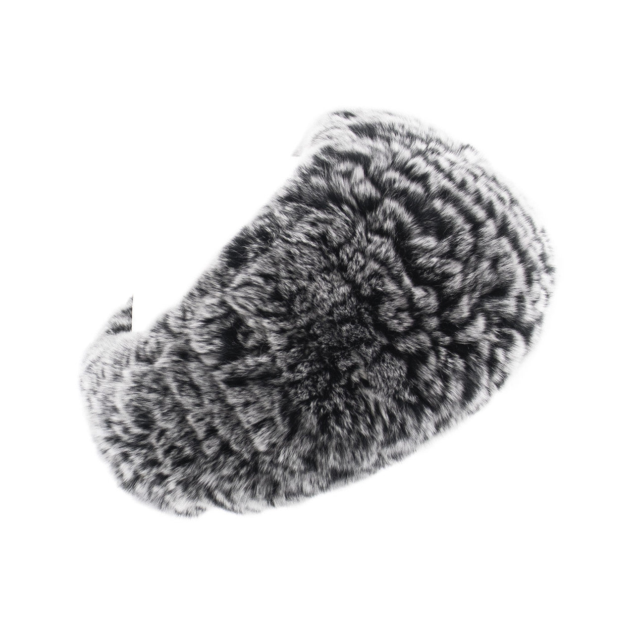 Rex Rabbit Fur Knit Headband/Scarf