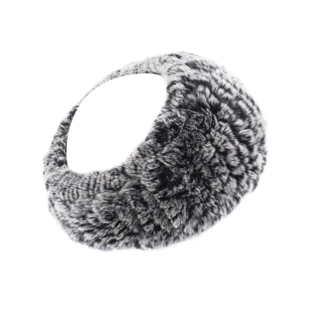  Rex Rabbit Fur Knit Headband