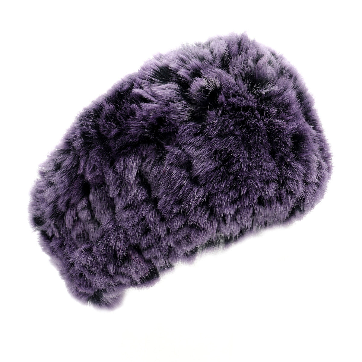 Rex Rabbit Fur Knit Headband/Scarf