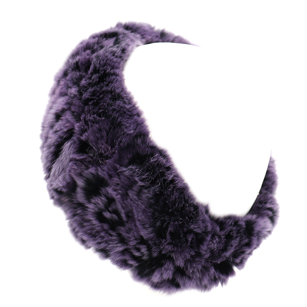 Rex Rabbit Fur Knit Headband/Scarf