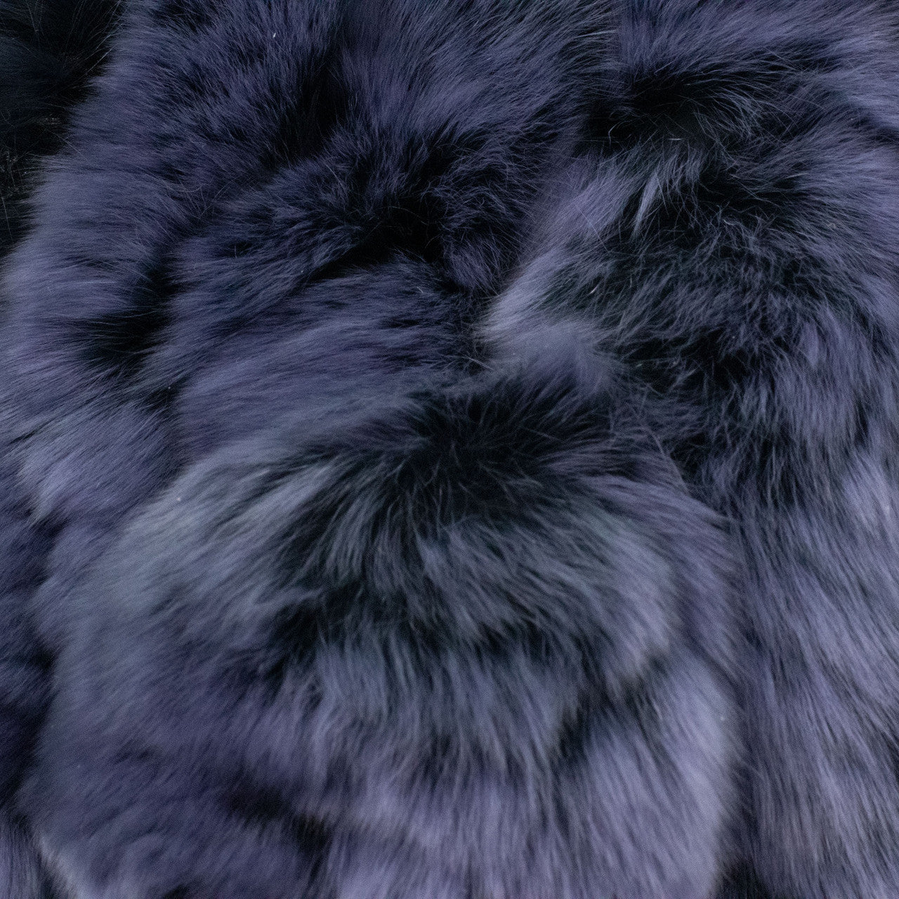 Blueberry Rex Rabbit Fur Fingerless Gloves
