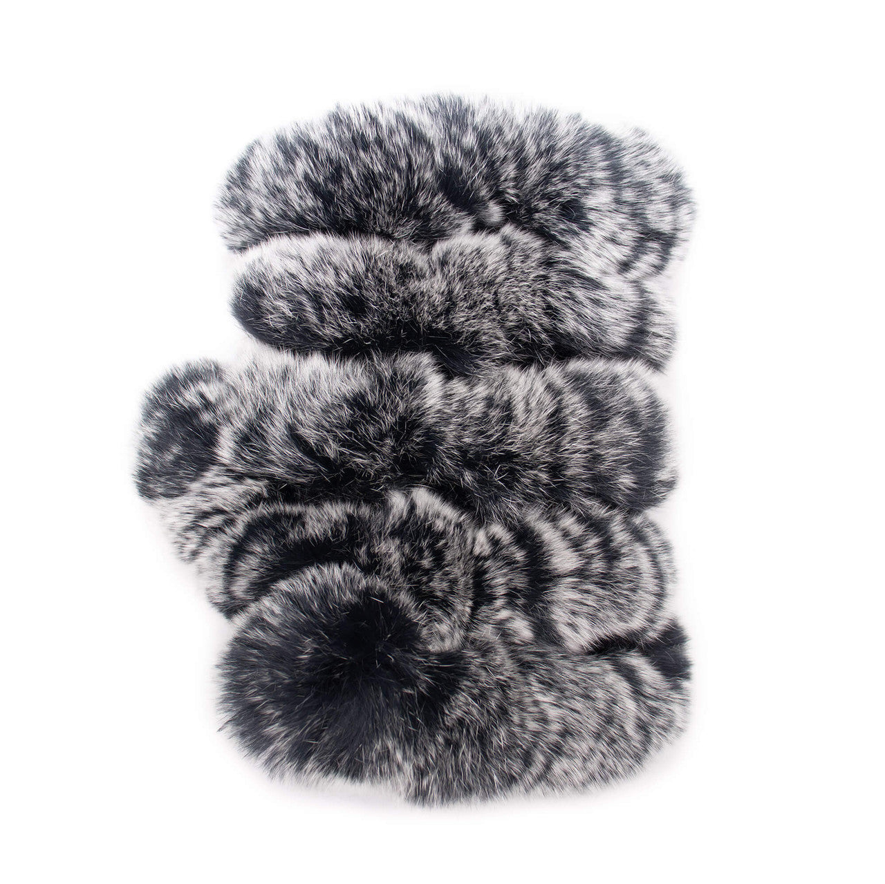 Rex Rabbit Fur Fingerless Gloves