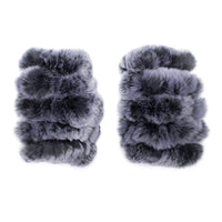 Rex Rabbit Fur Fingerless Gloves