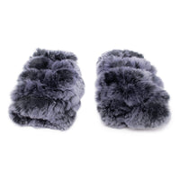 Rex Rabbit Fur Fingerless Gloves