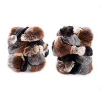 Rex Rabbit Fur Fingerless Gloves