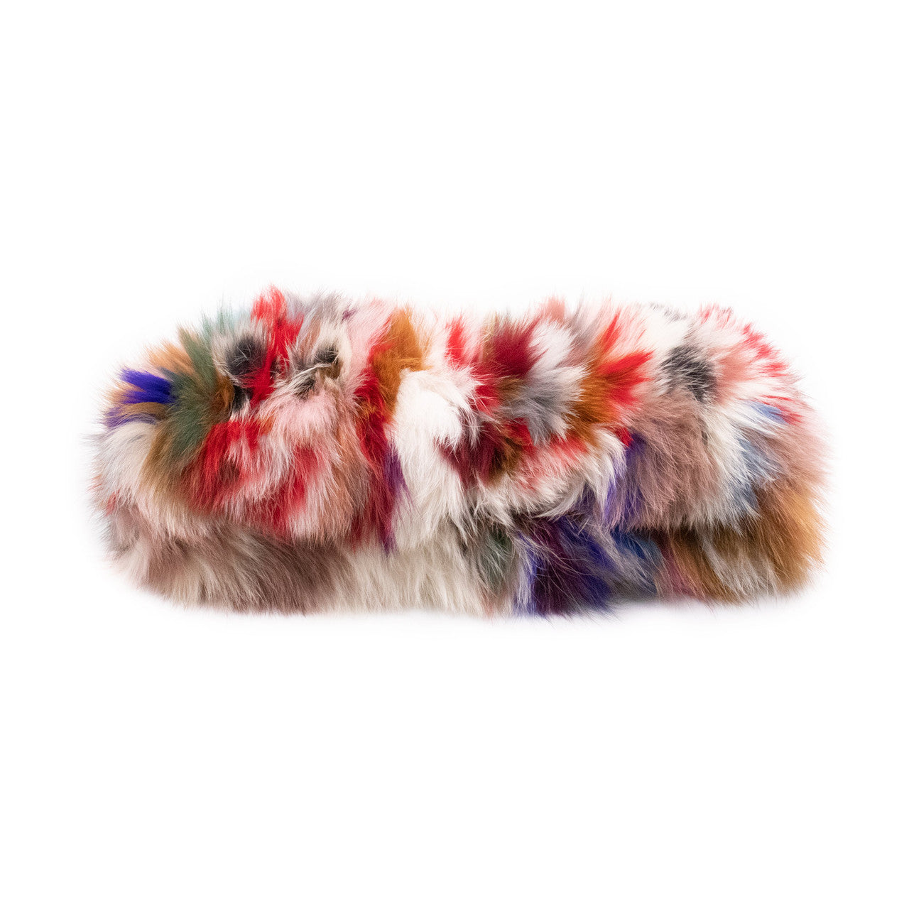 Limited Run Pale Multi Fox Fur Neck Loop