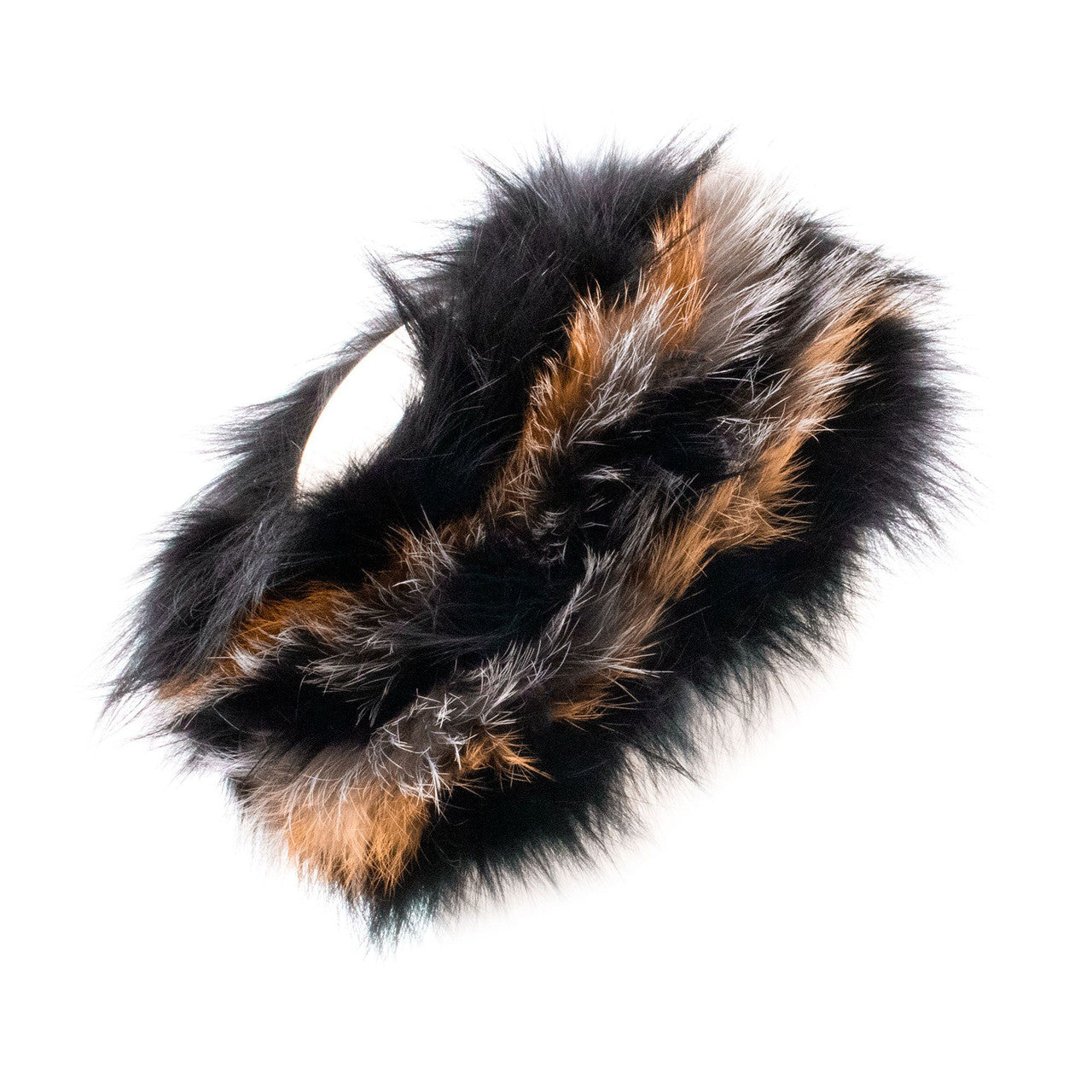 Fox Headband/Scarf- Black/Gold/Silver