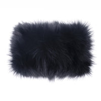 Fox Fur Knit Headband/Scarf