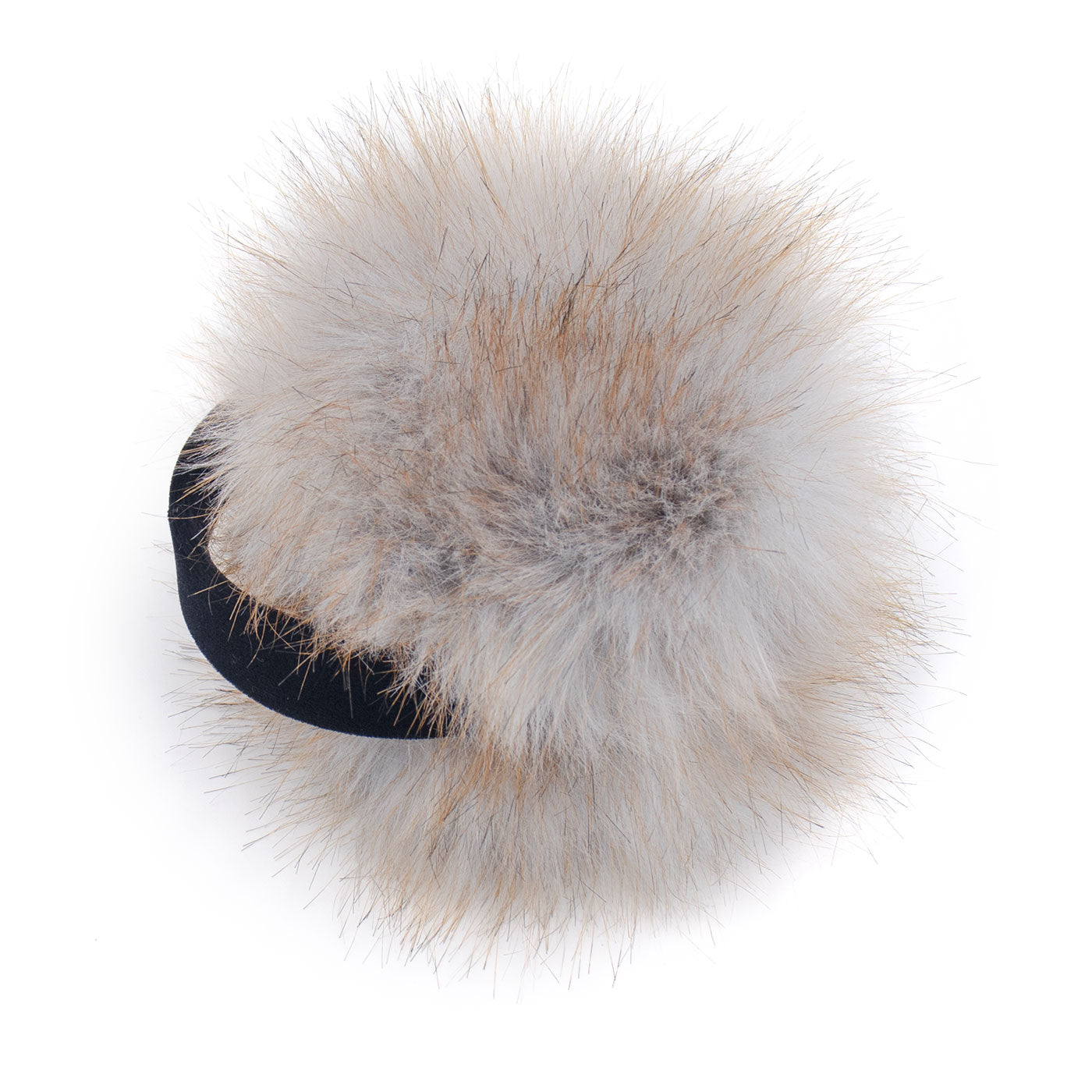 Faux Fox Fur Earmuffs with Velvet Band