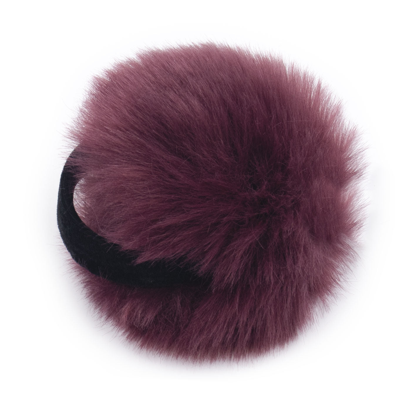 Faux Fox Fur Earmuffs with Velvet Band