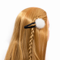 Mink Pom Clip