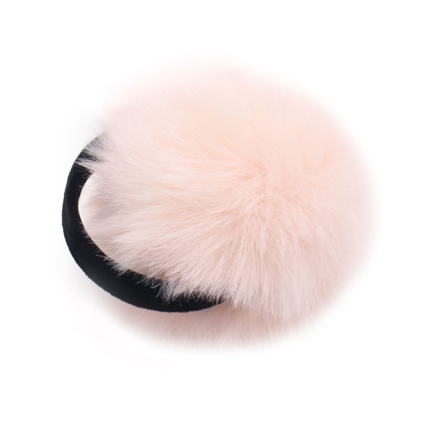 Faux Fox Fur Earmuffs with Velvet Band