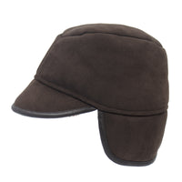 Faux Shearling Cabbie Hat