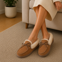 Women's Shearling Moccasins