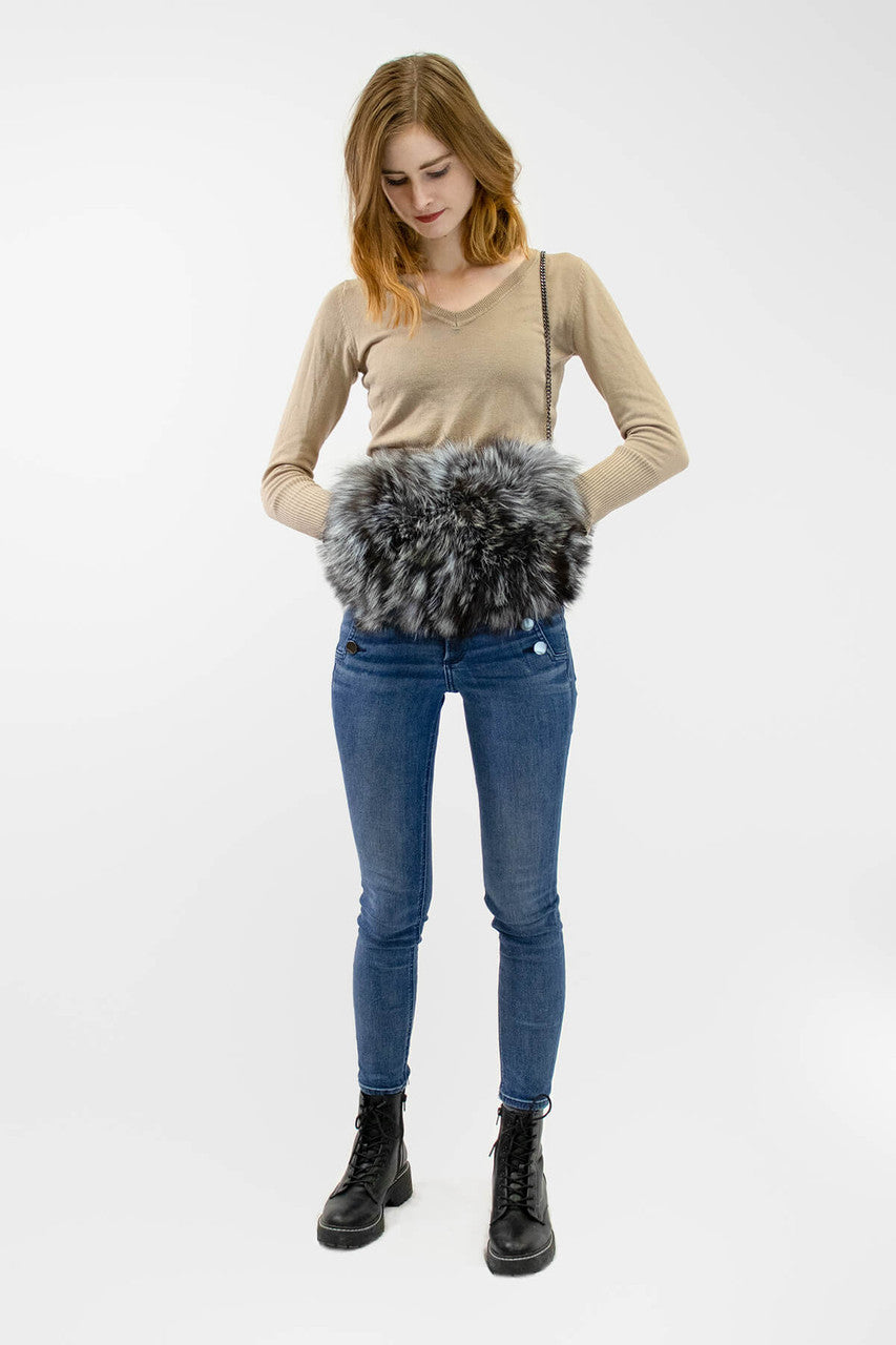 Fox Fur Muff Bag