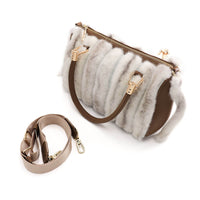 Mink Fur Handbag with Tails