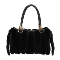 Mink Fur Handbag with Tails