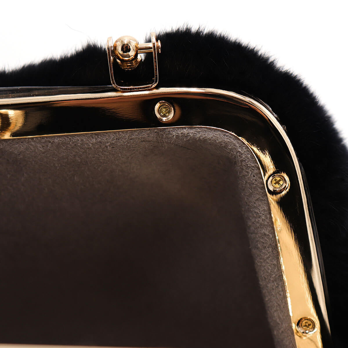 Rex Rabbit Fur Handbag 