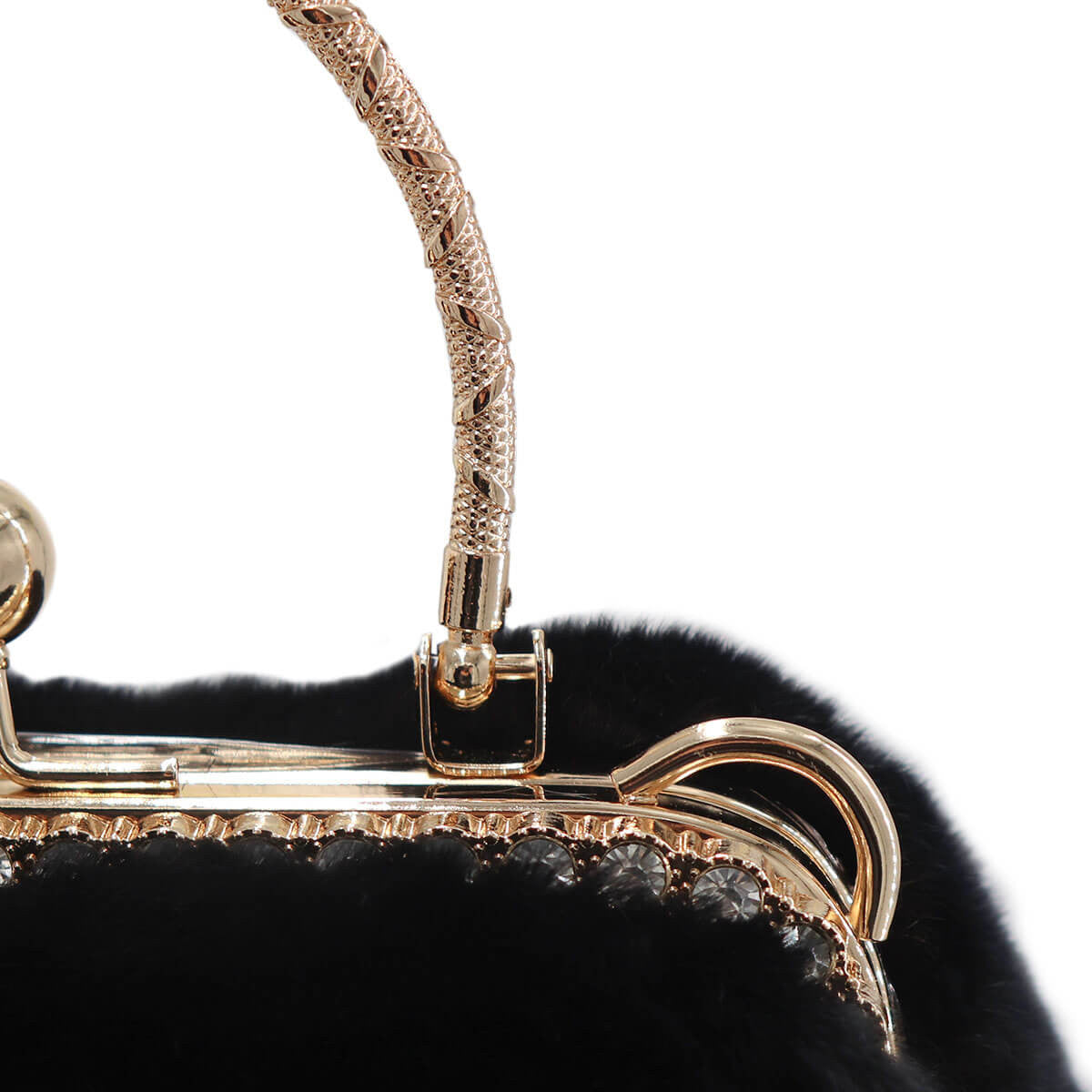 Rex Rabbit Fur Handbag 