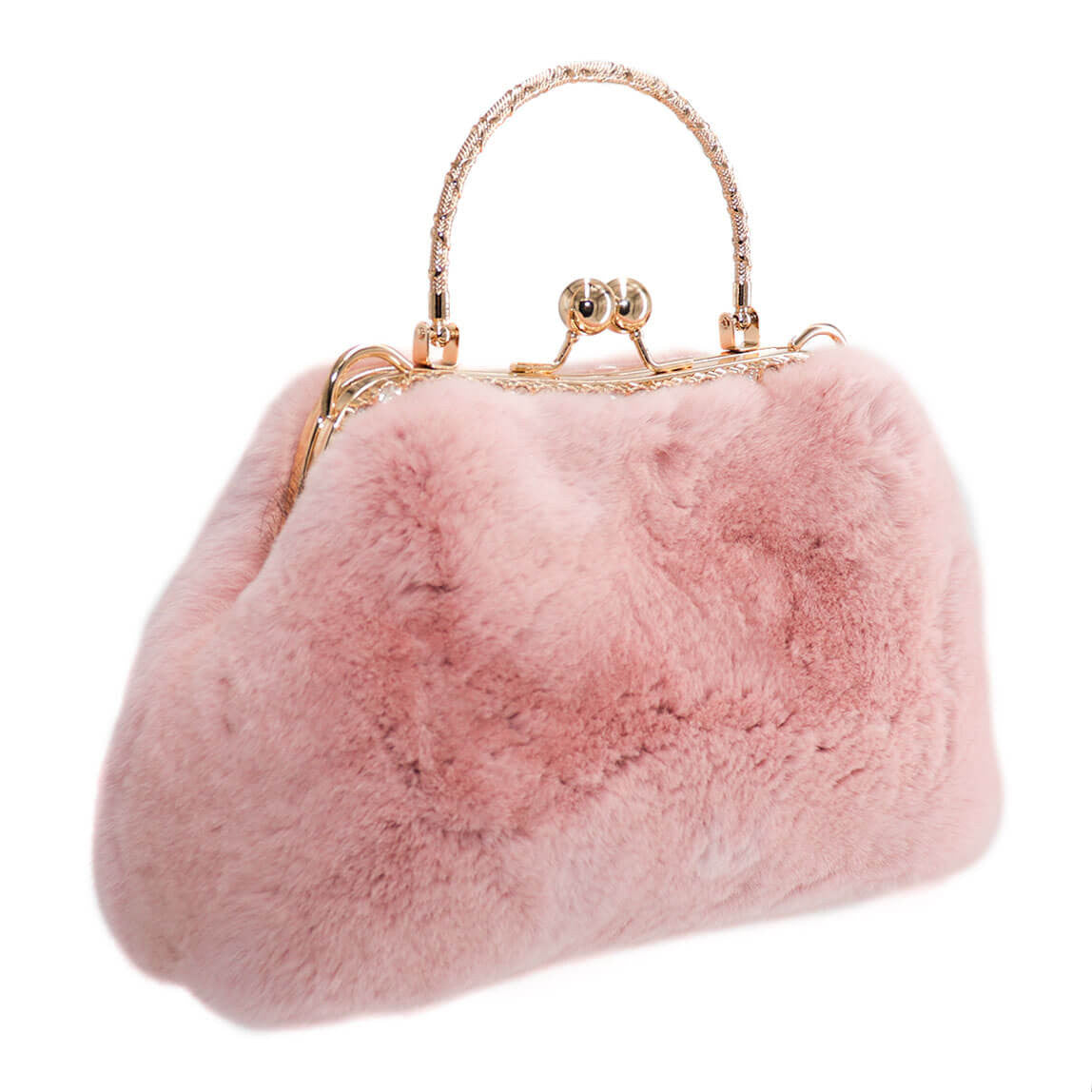 Rex Rabbit Fur Handbag 