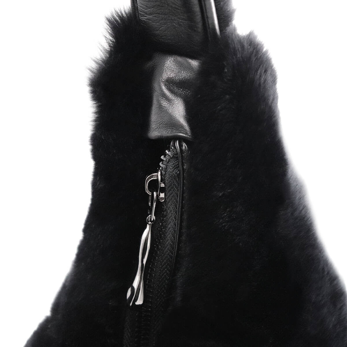 Rex Rabbit Fur Shoulder Bag