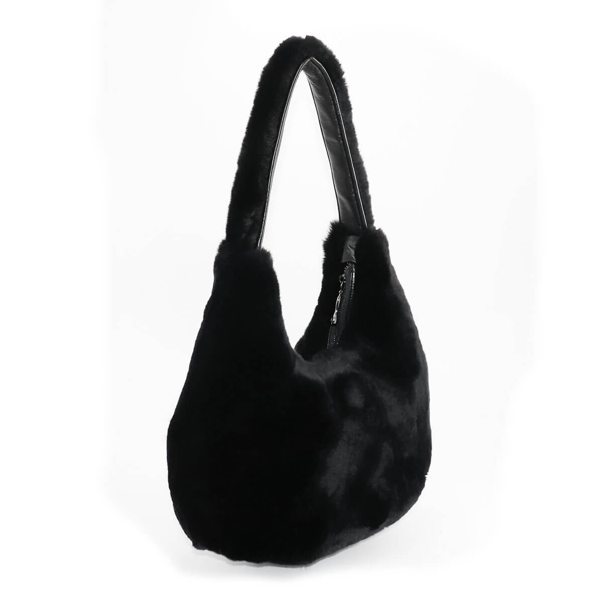 Rex Rabbit Fur Shoulder Bag