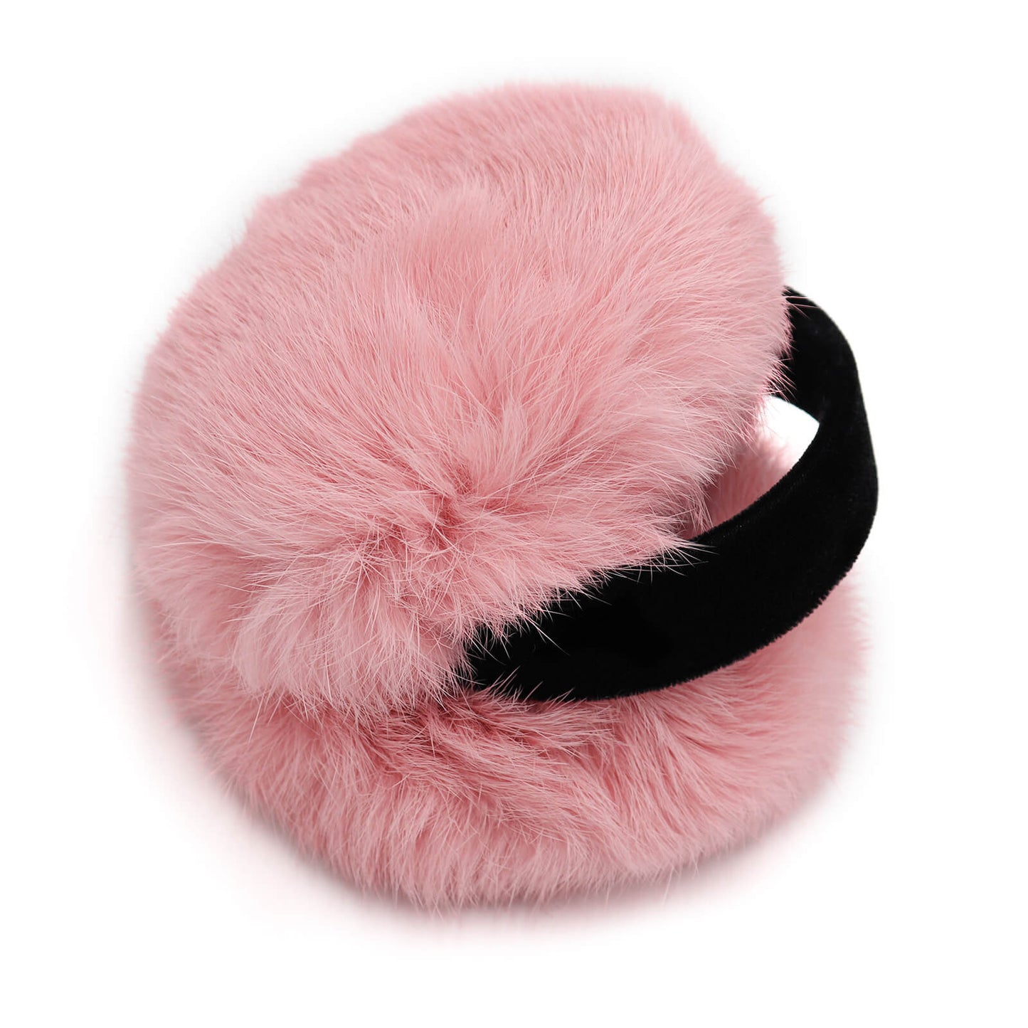 Children's Rabbit Fur Earmuffs with Velvet Band